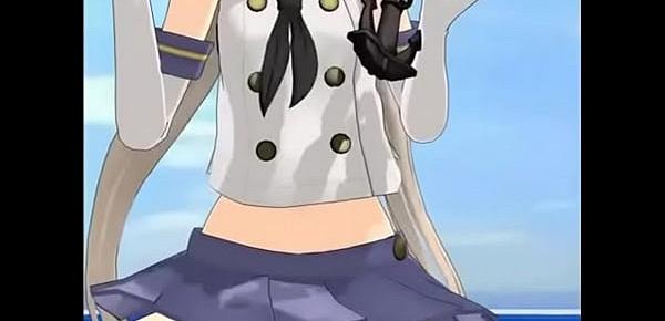  Shimakaze Hentai MMD Naked